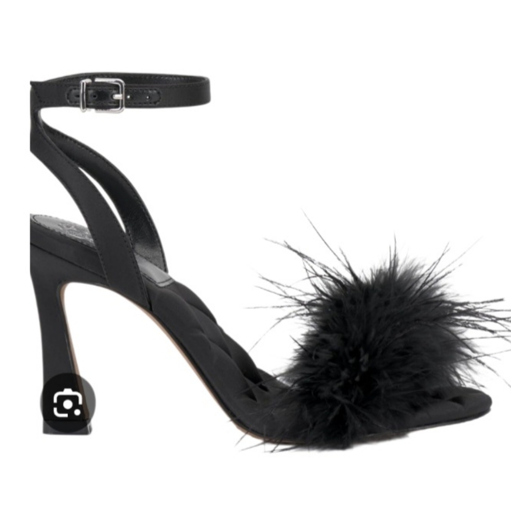 Vince Camuto Penely Feathered Heels